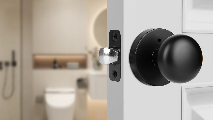 SENY Contemporary Interior Door Knobs with Mushroom Metal Knob & Round Rosette applicable scenario