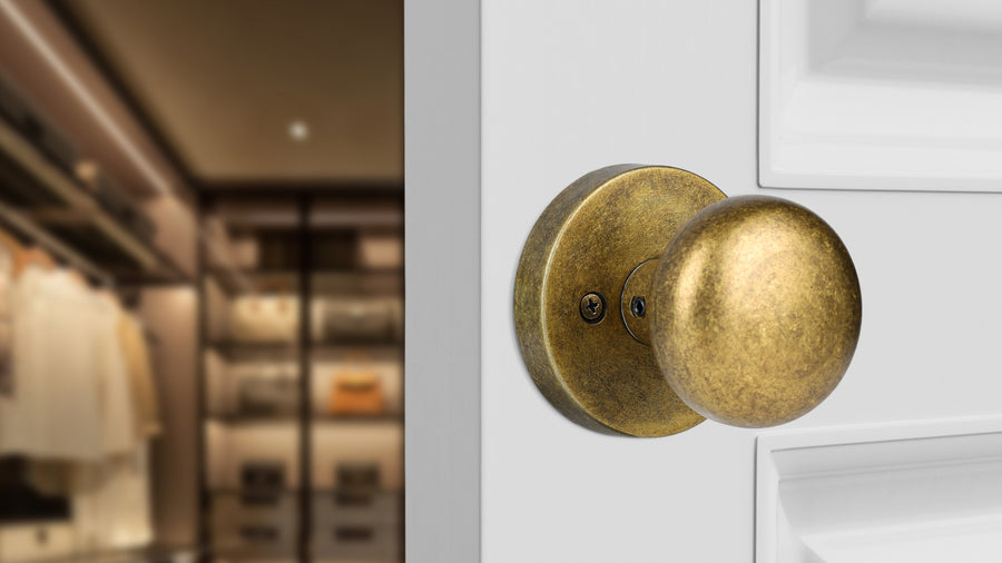 SENY Contemporary Interior Door Knobs with Mushroom Metal Knob & Round Rosette applicable scenario