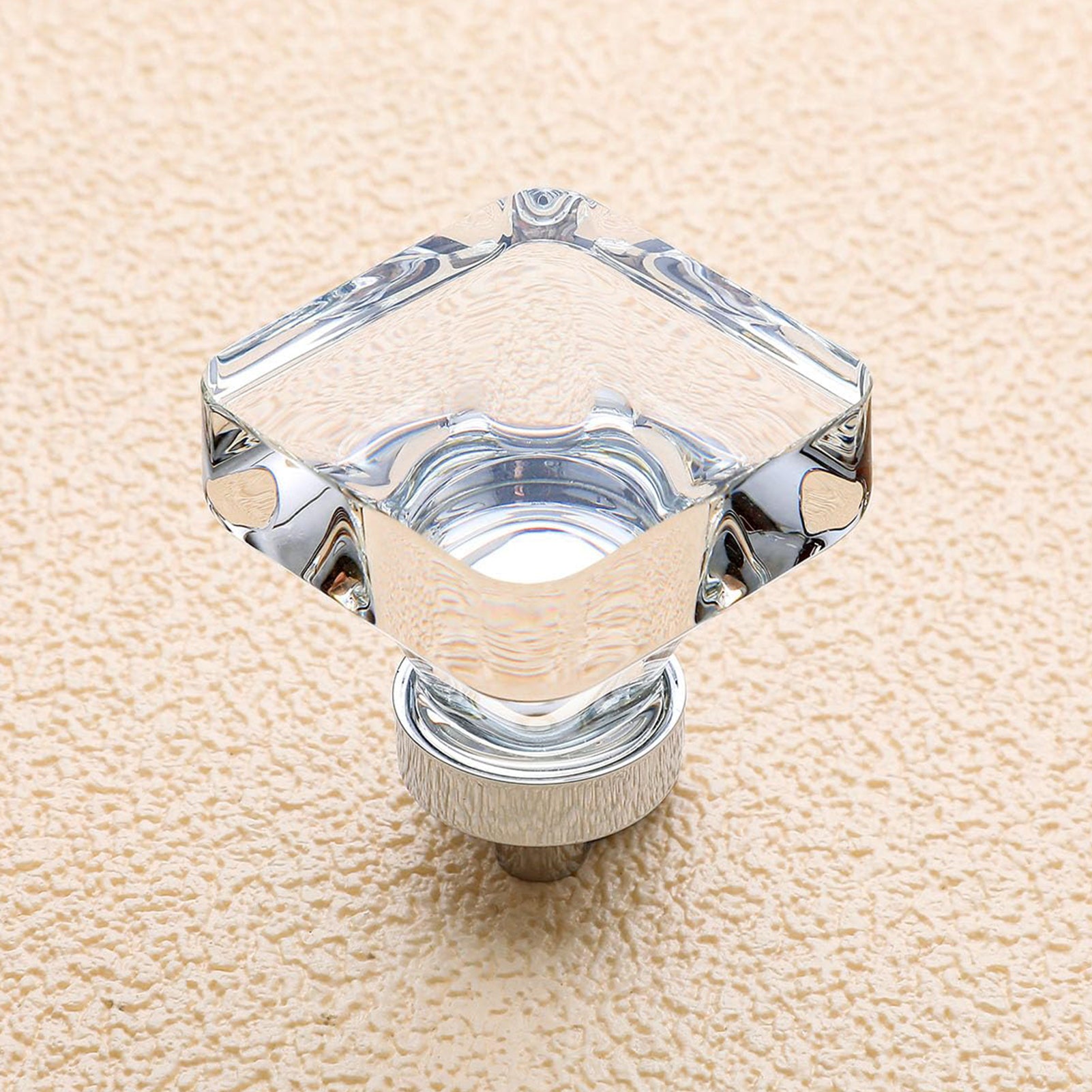 SENY Square Crystal Cabinet Knobs – Glass Drawer Knobs