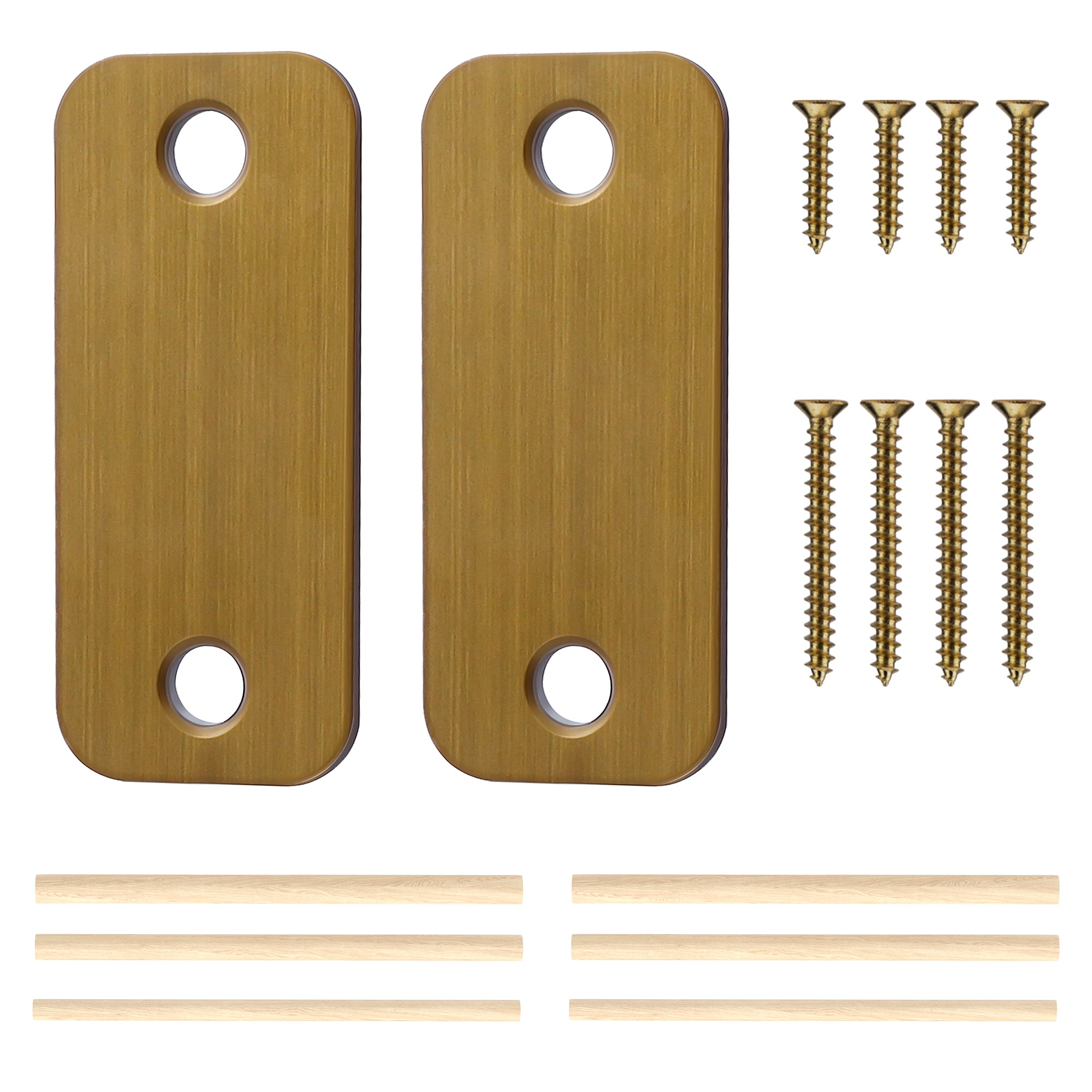 SENY Door Hole Cover Plate – 2-1/4" × 1" Door Frame Filler Plate