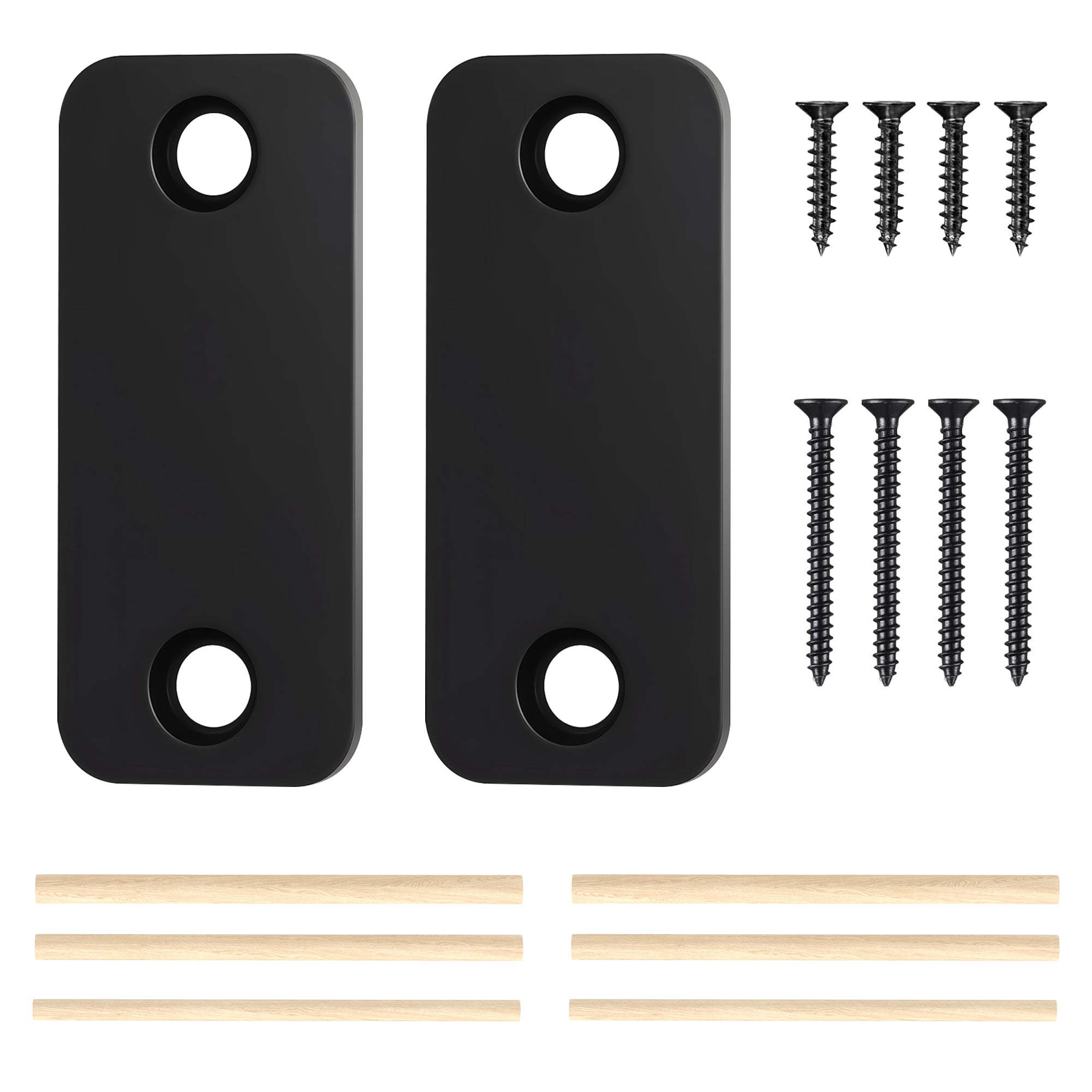 SENY Door Hole Cover Plate – 2-1/4" × 1" Door Frame Filler Plate