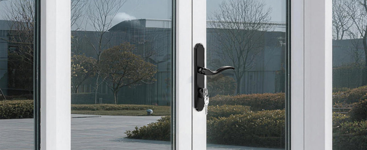 SENY Flat Slot Storm Door Handle & Mortise Lock Replacement for Storm & Screen Doors