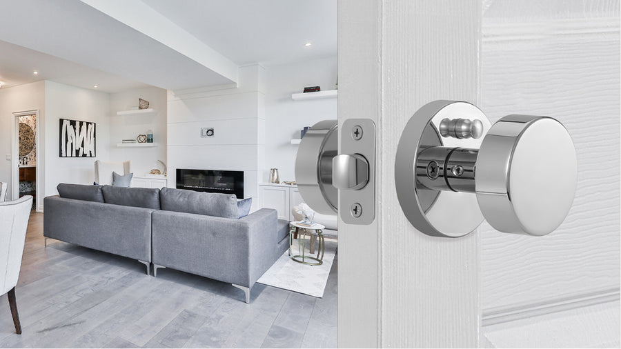 SENY Indoor Modern Door Knobs with Round Metal Knob & Round Rosette applicable scenario