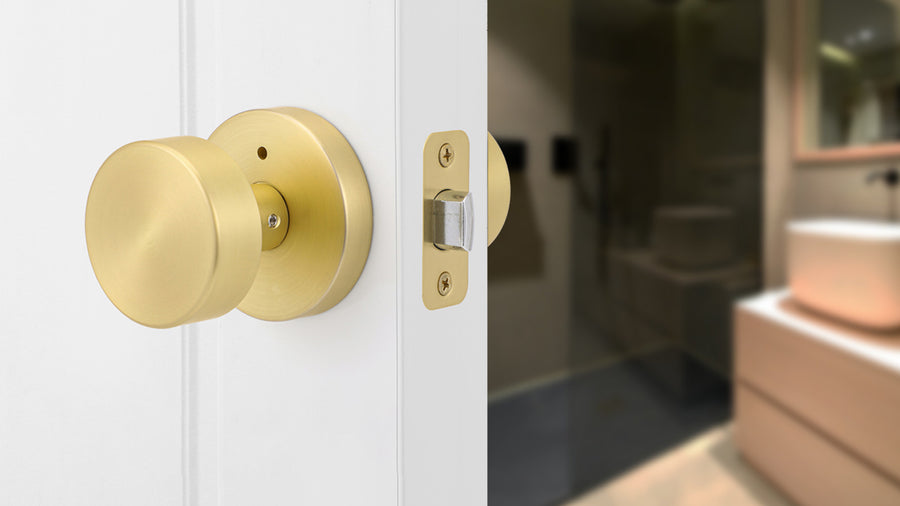 SENY Indoor Modern Door Knobs with Round Metal Knob & Round Rosette applicable scenario