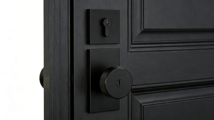 SENY Entry Door Knob Set with Deadbolt – Keyed Alike Front Door Lock with Round Knob applicable scenario