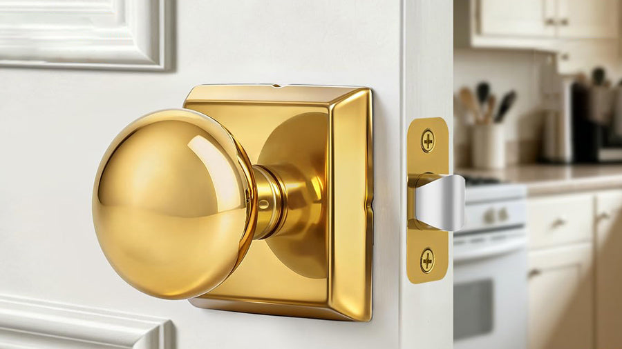 Modern Round Interior Door Knobs | Dummy, Passage & Privacy | SENY applicable scenario