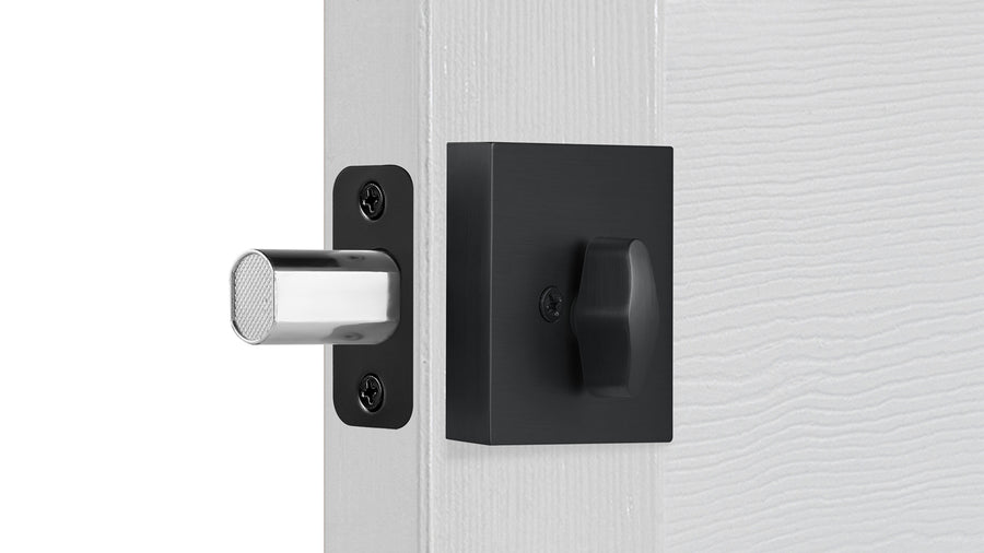 SENY Square Single Cylinder Deadbolt Lock, Low-Profile Design for Interior & Exterior Doors applicable scenario