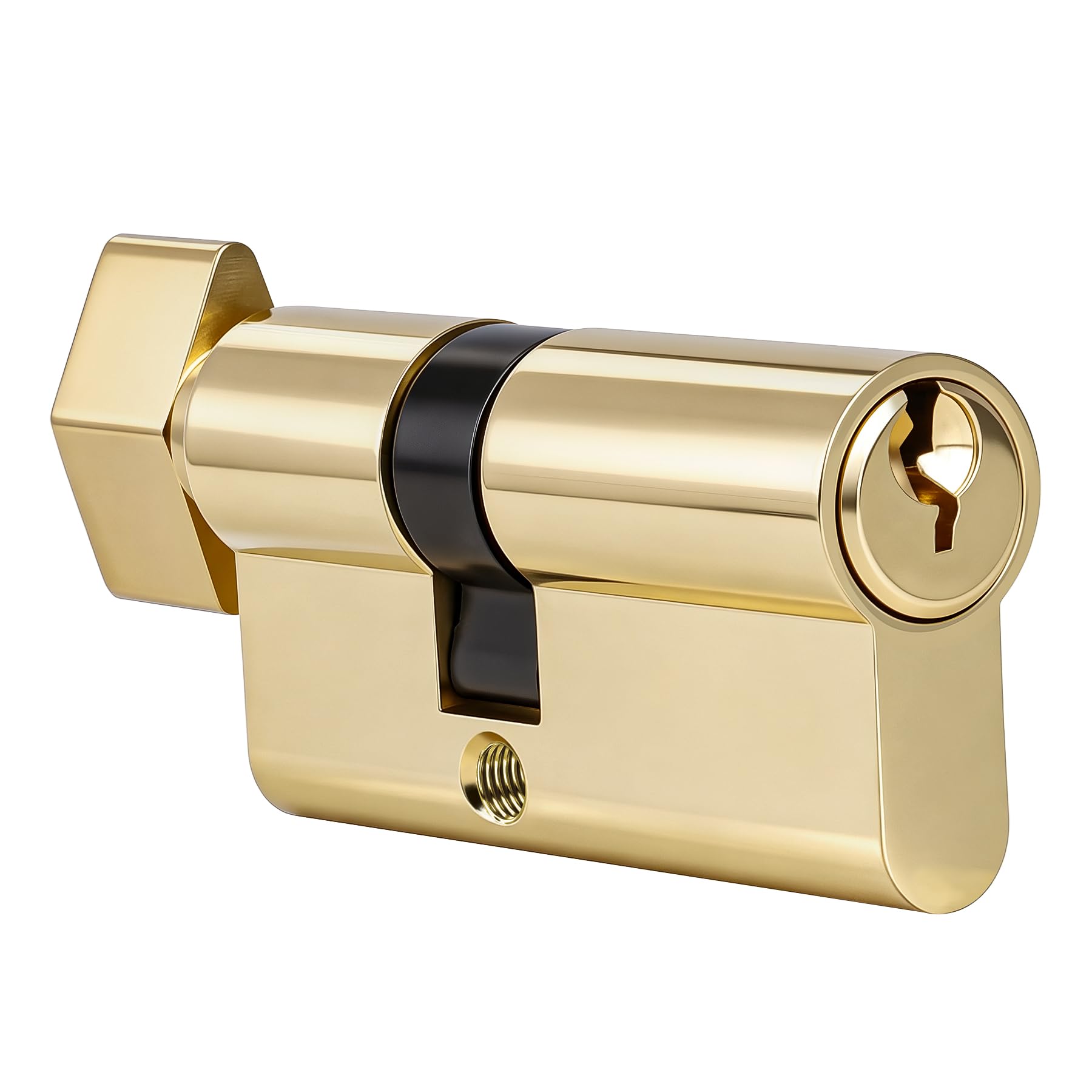 SENY Euro Profile Lock Cylinder Replacement for Storm Doors with Thumb Turn & Keys
