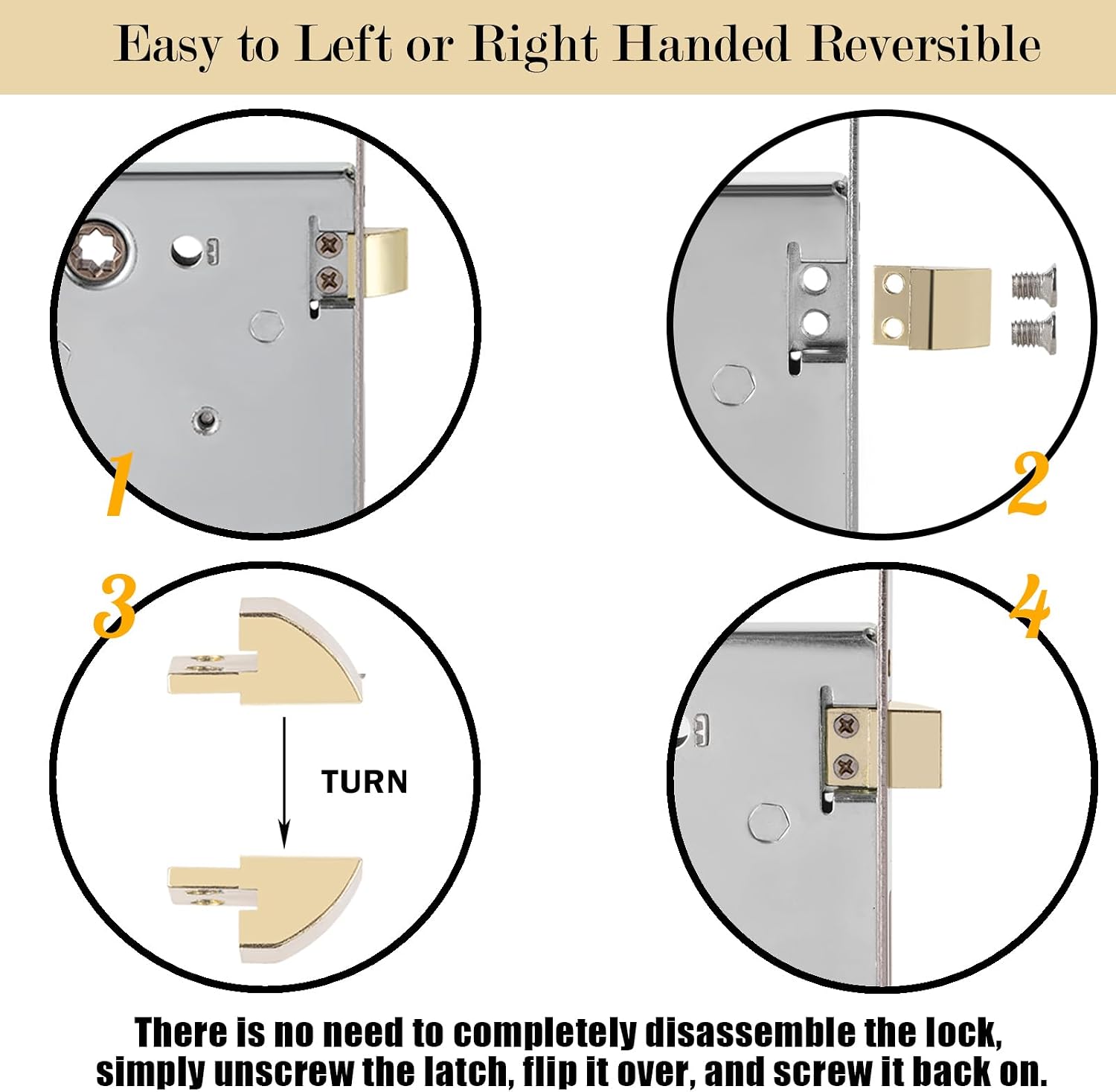 SENY Mortise Lock Body Replacement with Skeleton Keys