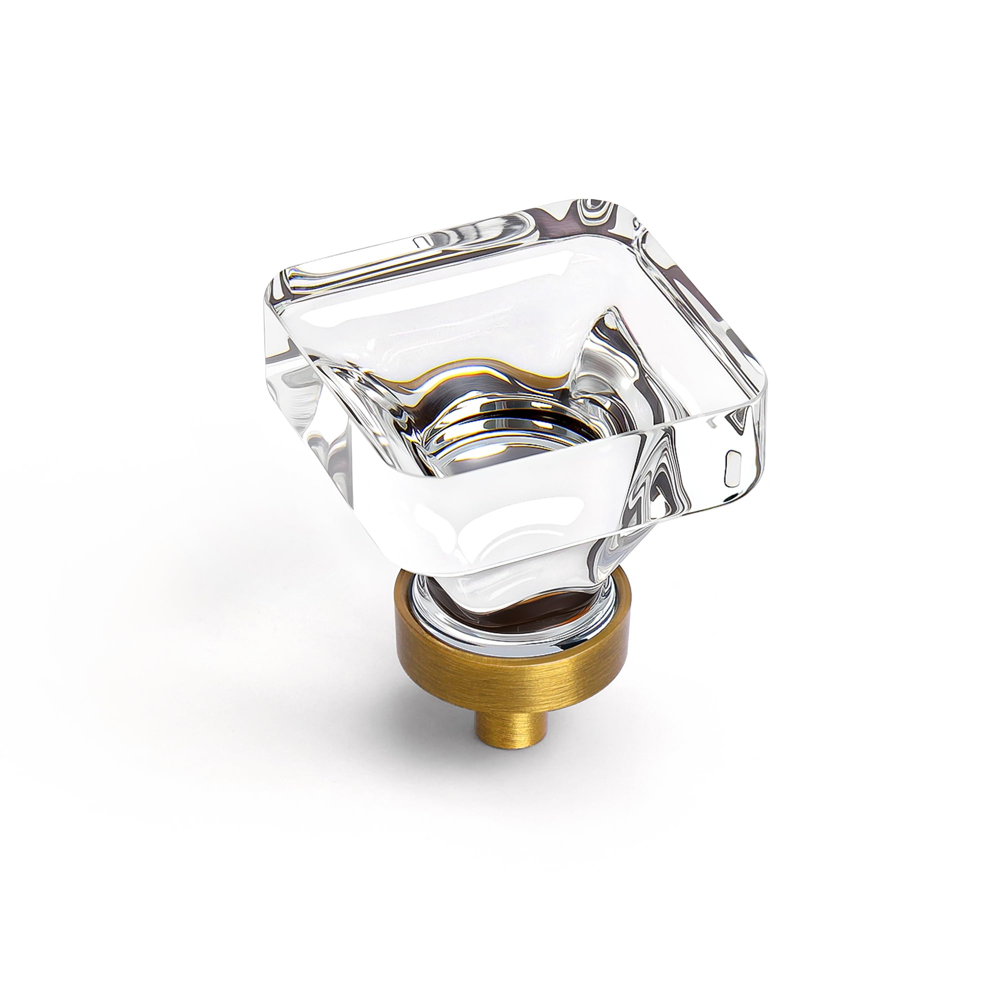 SENY Square Crystal Cabinet Knobs – Glass Drawer Knobs