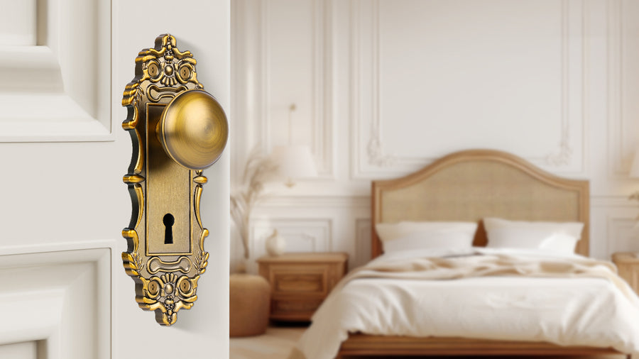 SENY Vintage Mortise Lock Set with Skeleton Key – Antique Exterior Front Door Lock applicable scenario