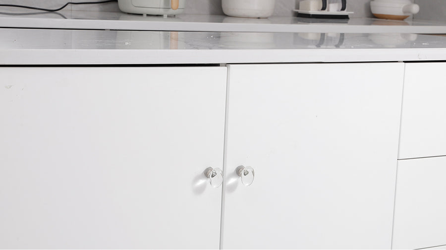 SENY Egg Crystal Cabinet Knobs – Oval Glass Drawer Knobs for Kitchen, Bathroom & Furniture (4 Pack) applicable scenario