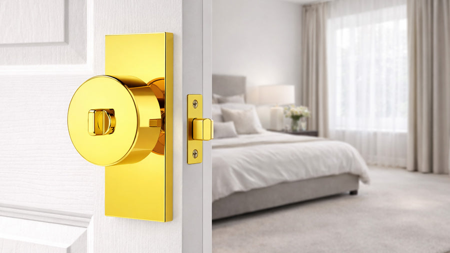 SENY Interior Door Knobs with Locks – Keyed Alike Round Door Knob with Emergency Unlock applicable scenario