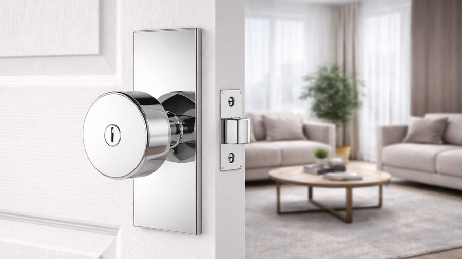 SENY Interior Door Knobs with Locks – Keyed Alike Round Door Knob with Emergency Unlock applicable scenario