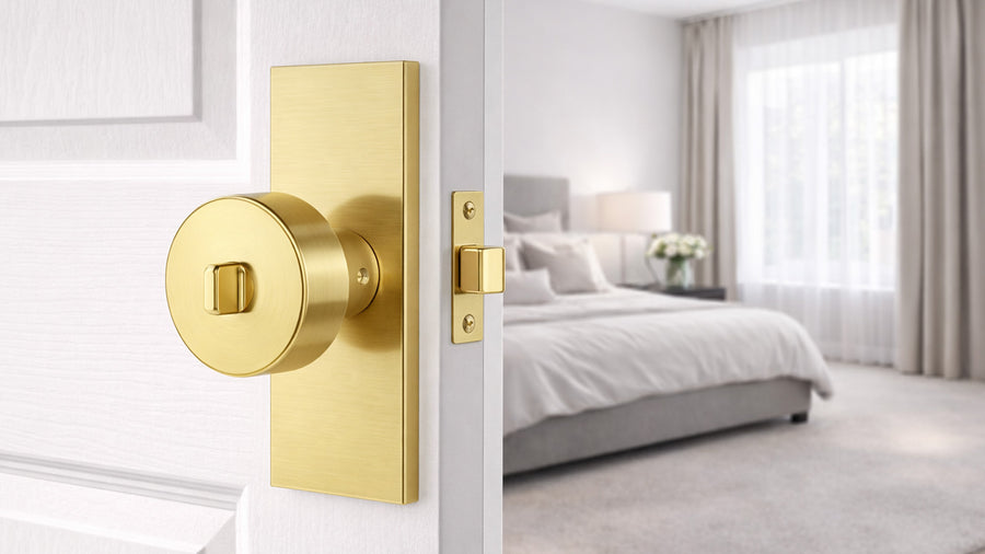 SENY Interior Door Knobs with Locks – Keyed Alike Round Door Knob with Emergency Unlock applicable scenario