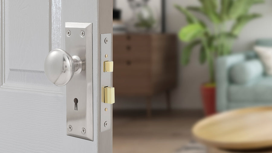 SENY Mortise Lock Set Exterior Door with Skeleton Key – Vintage Front Door Lock applicable scenario