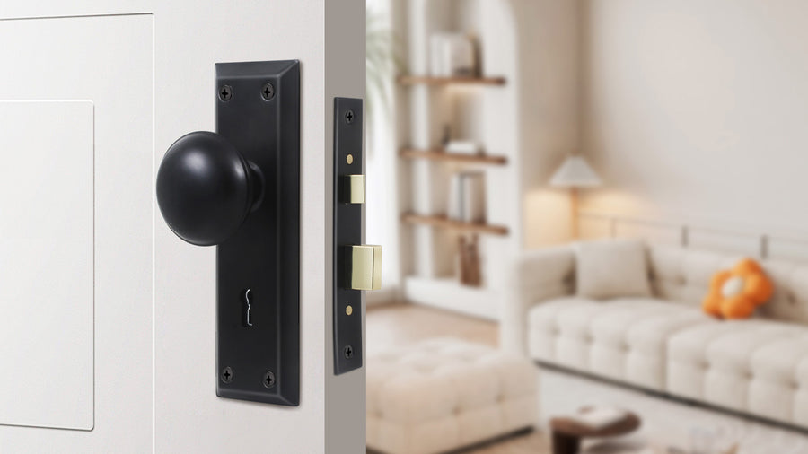 SENY Mortise Lock Set Exterior Door with Skeleton Key – Vintage Front Door Lock applicable scenario