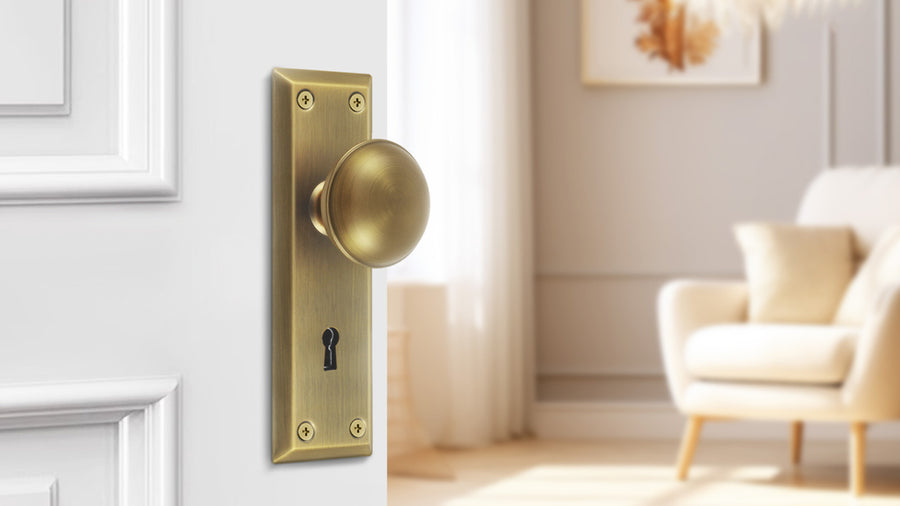 SENY Mortise Lock Set Exterior Door with Skeleton Key – Vintage Front Door Lock applicable scenario