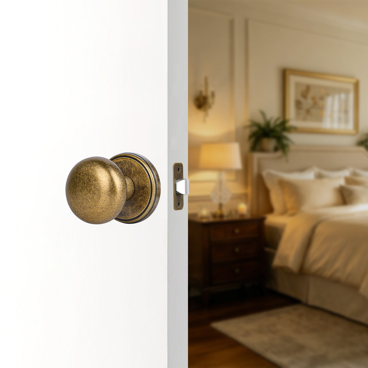 SENY Round Interior Door Knobs – Passage, Privacy & Dummy Door Knobs