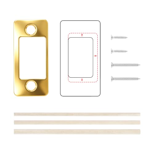 Seny Deadbolt Restorer Strike Plate – Adjustable Repair Plate for Misaligned Door Locks