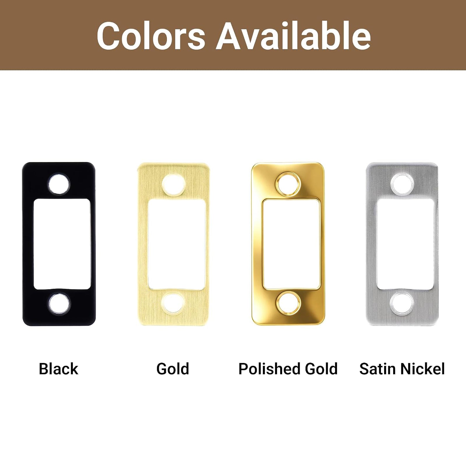 Seny Deadbolt Restorer Strike Plate – Adjustable Repair Plate for Misaligned Door Locks