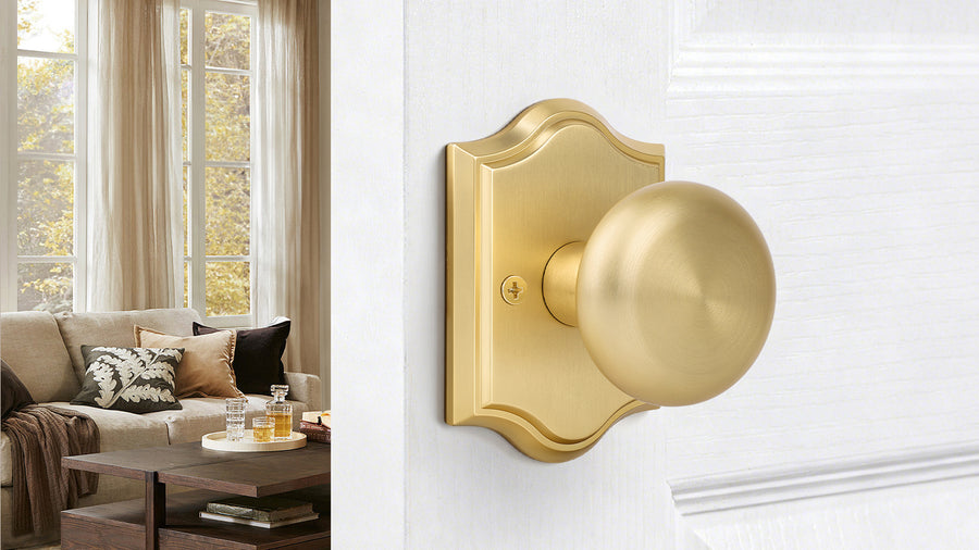SENY Vintage Interior Door Knobs – Round Door Knobs for Bedroom, Bathroom, Hallway & Closet applicable scenario