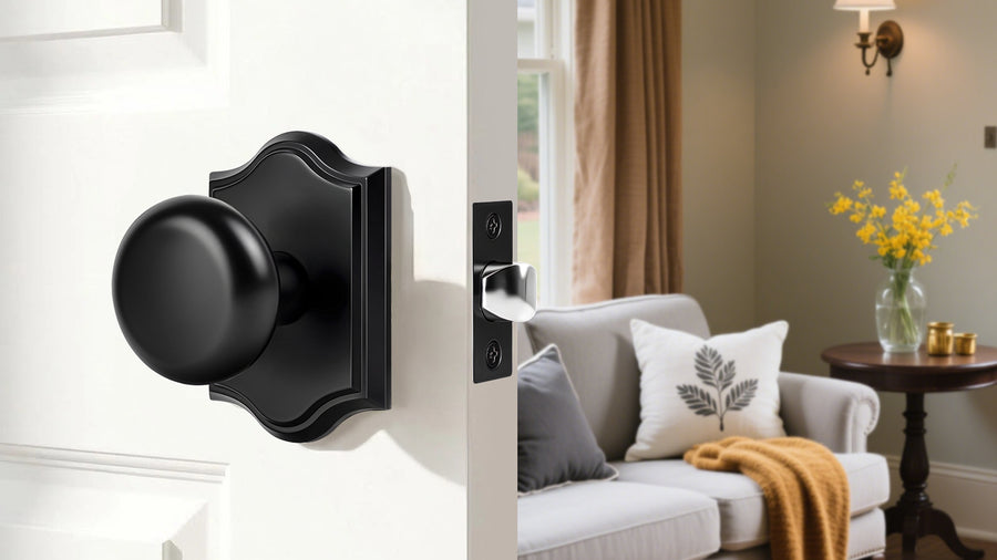 SENY Vintage Interior Door Knobs – Round Door Knobs for Bedroom, Bathroom, Hallway & Closet applicable scenario