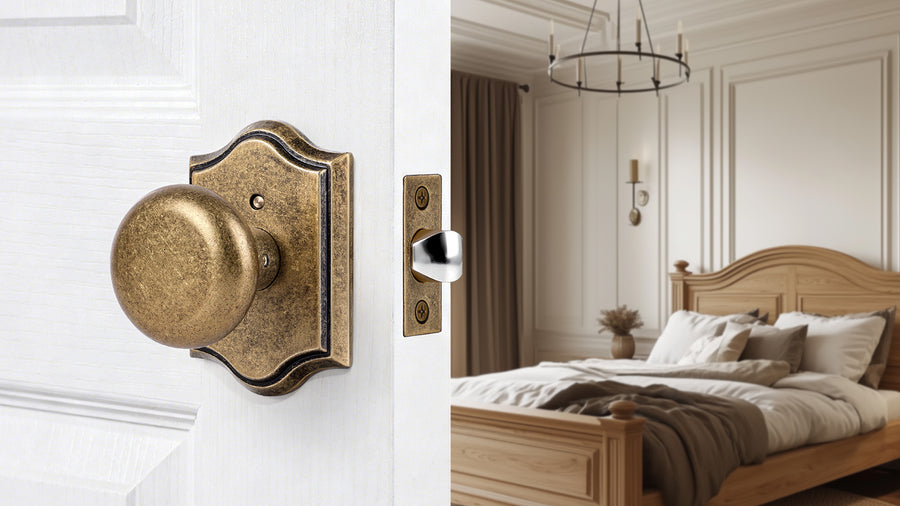 SENY Vintage Interior Door Knobs – Round Door Knobs for Bedroom, Bathroom, Hallway & Closet applicable scenario
