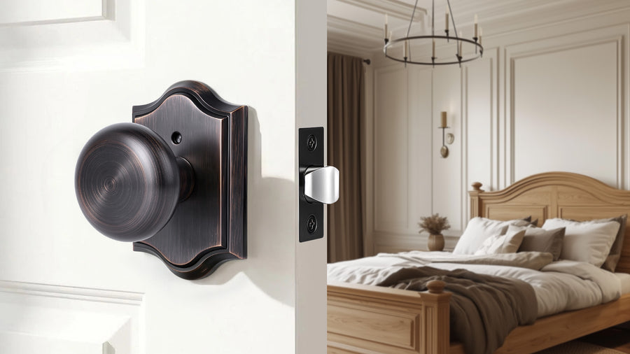 SENY Vintage Interior Door Knobs – Round Door Knobs for Bedroom, Bathroom, Hallway & Closet applicable scenario