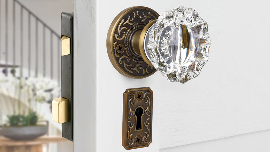 SENY Vintage Keyhole Door Escutcheon Plates – Decorative Backplates for Mortise & Rim Lock Hardware applicable scenario