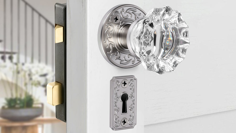 SENY Vintage Keyhole Door Escutcheon Plates – Decorative Backplates for Mortise & Rim Lock Hardware applicable scenario
