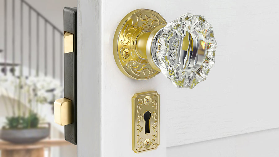SENY Vintage Keyhole Door Escutcheon Plates – Decorative Backplates for Mortise & Rim Lock Hardware applicable scenario