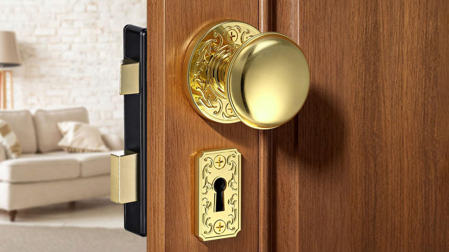 SENY Vintage Rim Lock Set with Door Knobs & Skeleton Key applicable scenario