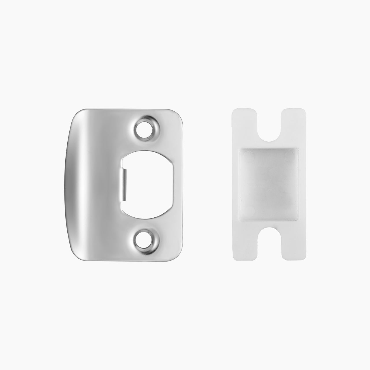 SENY Door Strike Plate – Metal Latch Reinforcement & Repair Plate for Interior Doors