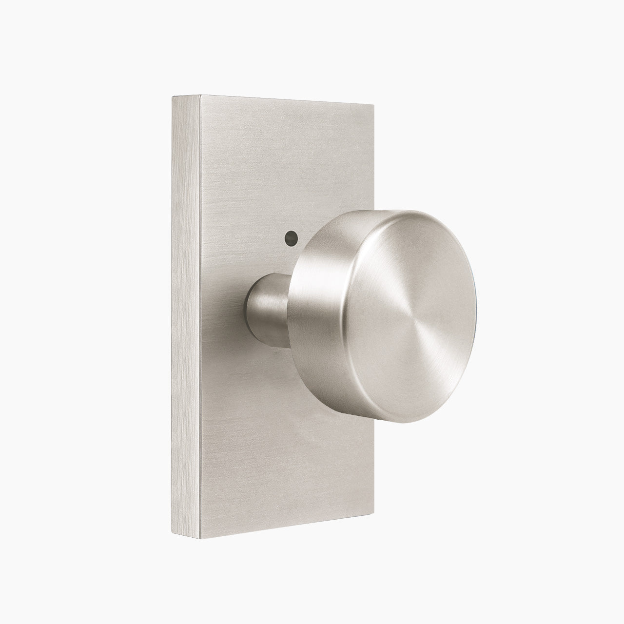 Backplate privacy door knobs satin nickel finish SENY