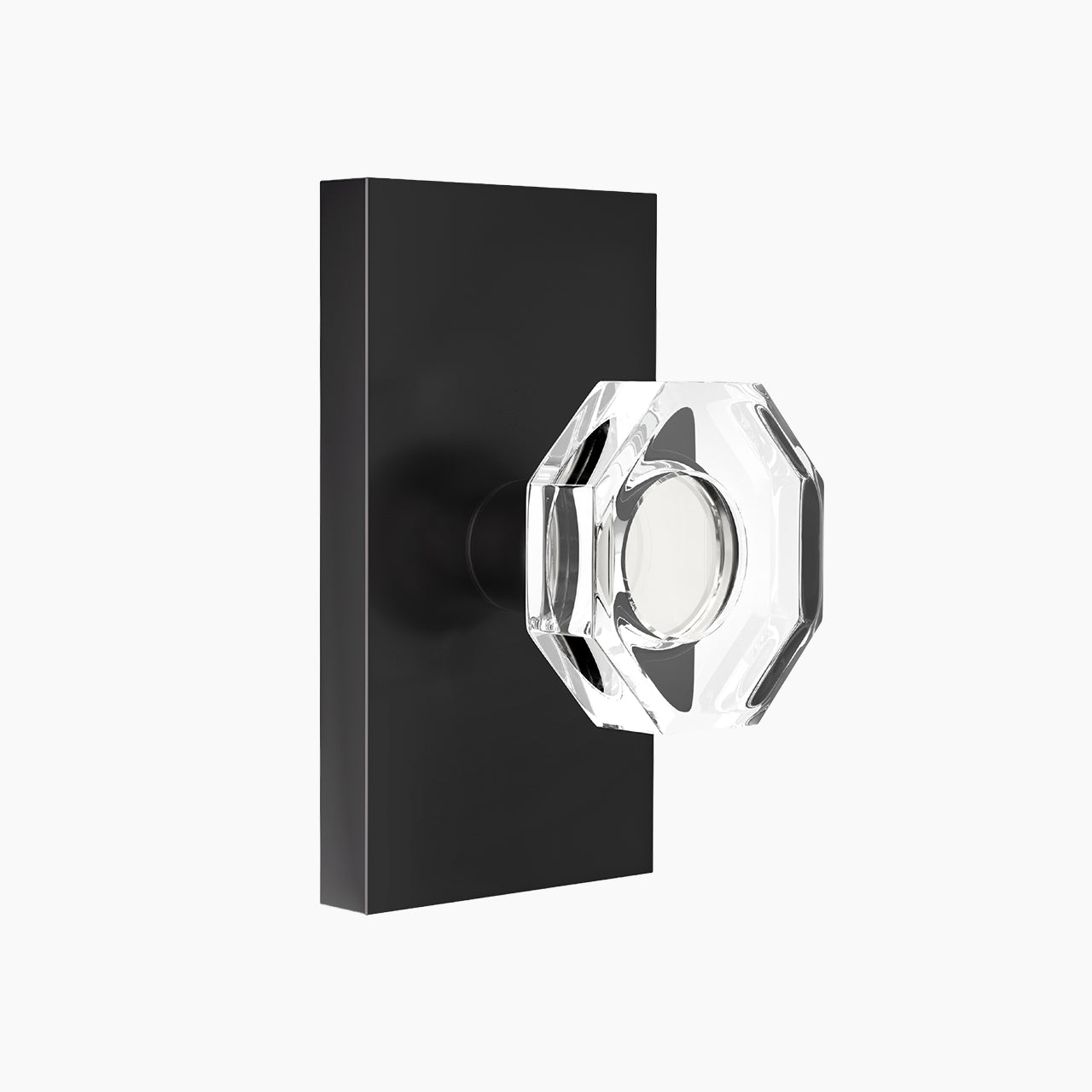 black door knobs interior_passage