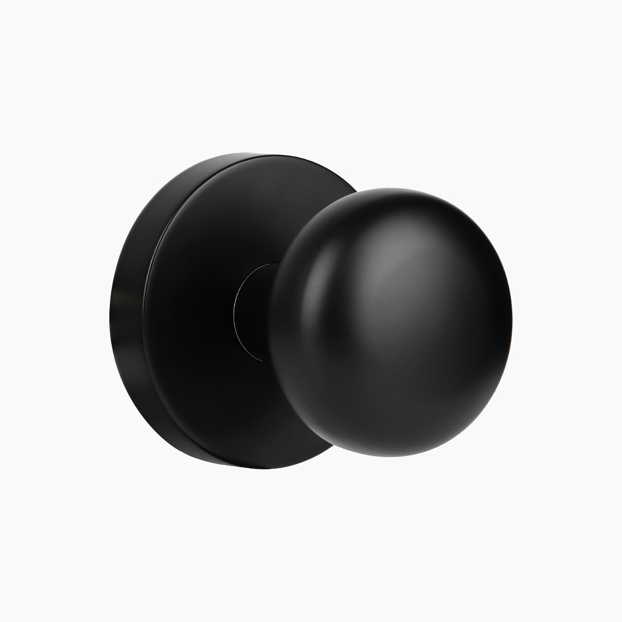 black round door knobs_passage