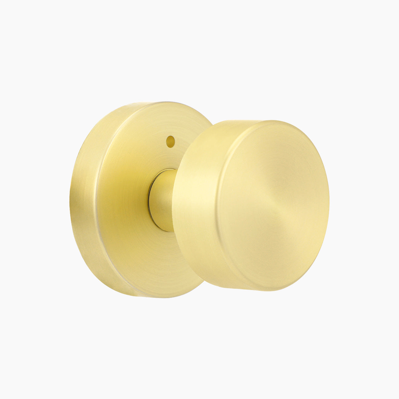 Brushed gold modern privacy interior door knob, SENY