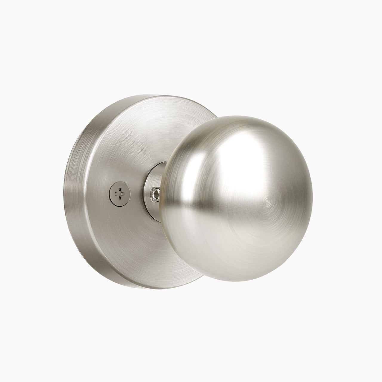 contemporary interior door knobs satin nickel dummy function SENY