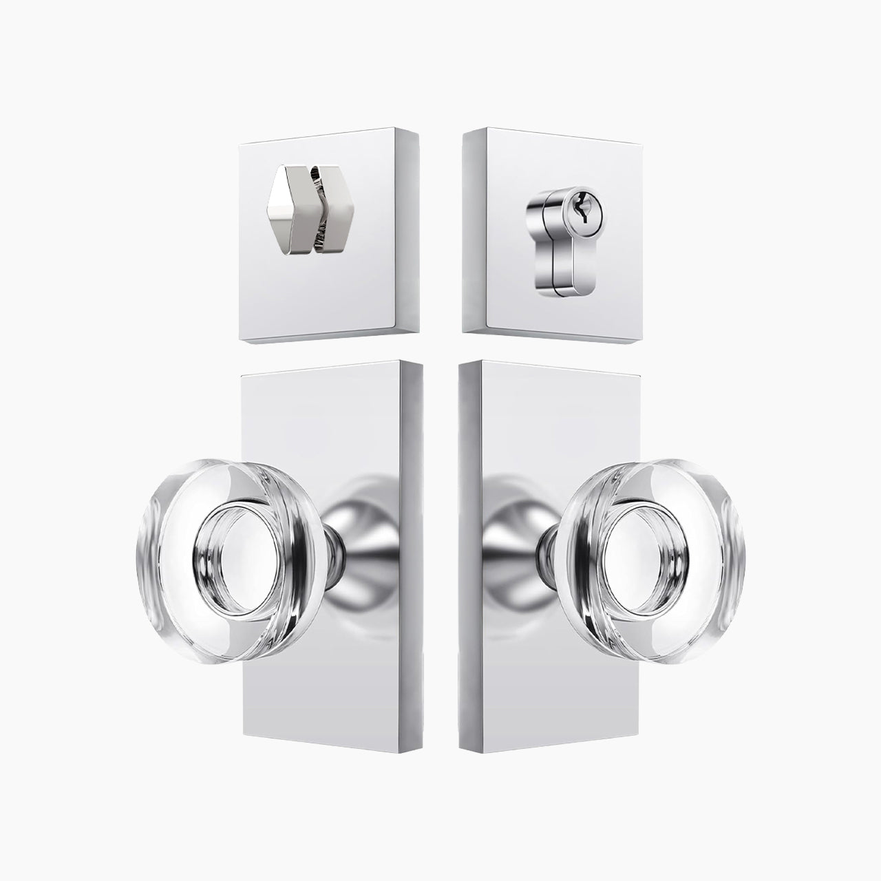 deadbolt and handle set