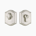 Decorative deadbolt lock with arched single cylinder design SENY