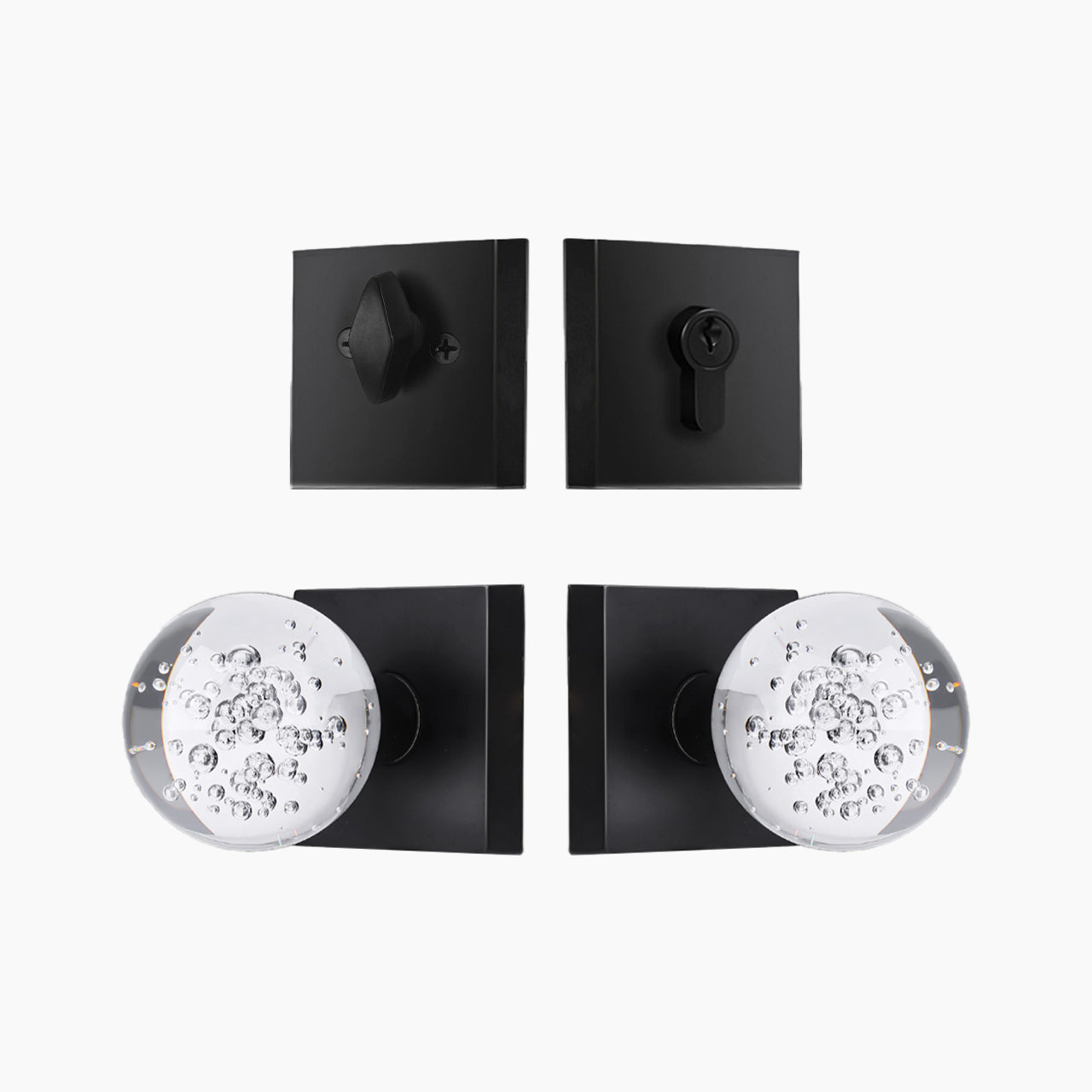 door handle deadbolt set