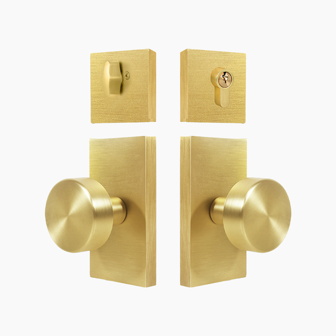 double cylinder deadbolt combo