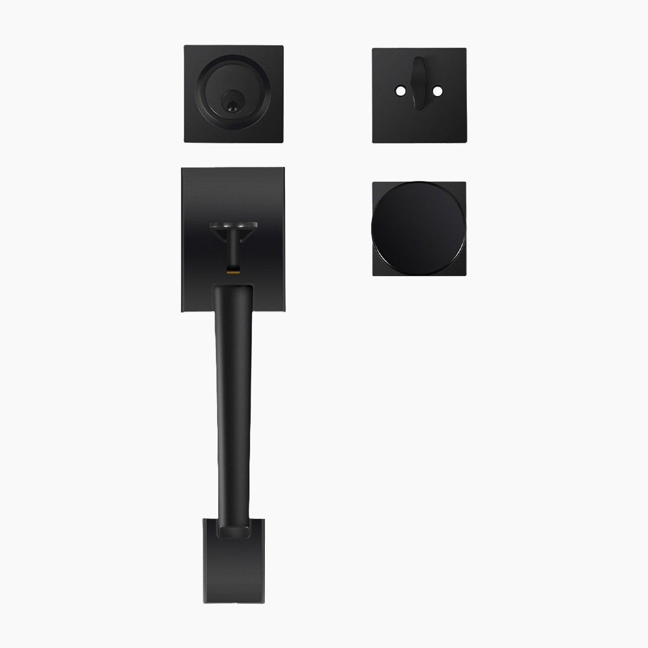 exterior door knob and deadbolt