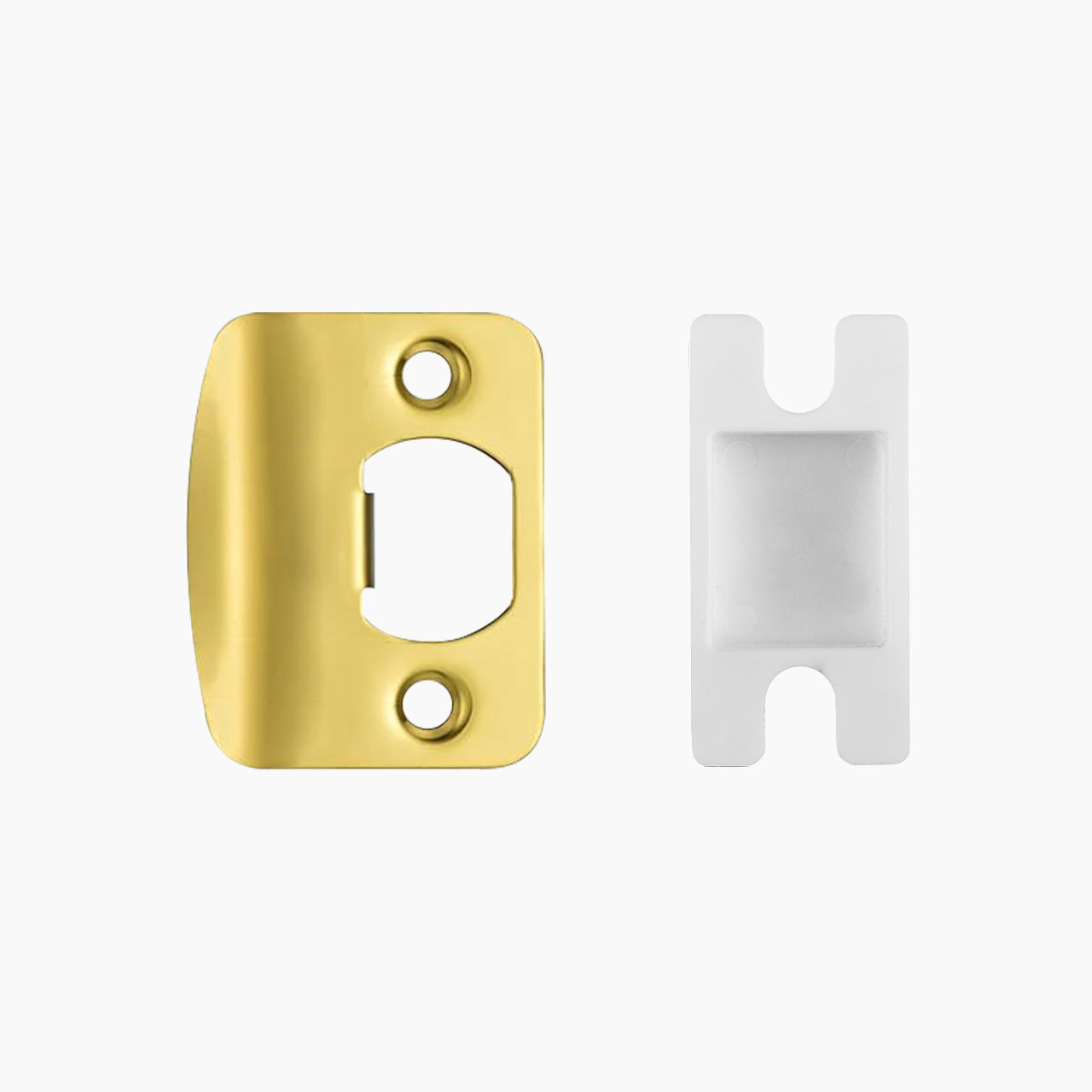 SENY Door Strike Plate – Metal Latch Reinforcement & Repair Plate for Interior Doors