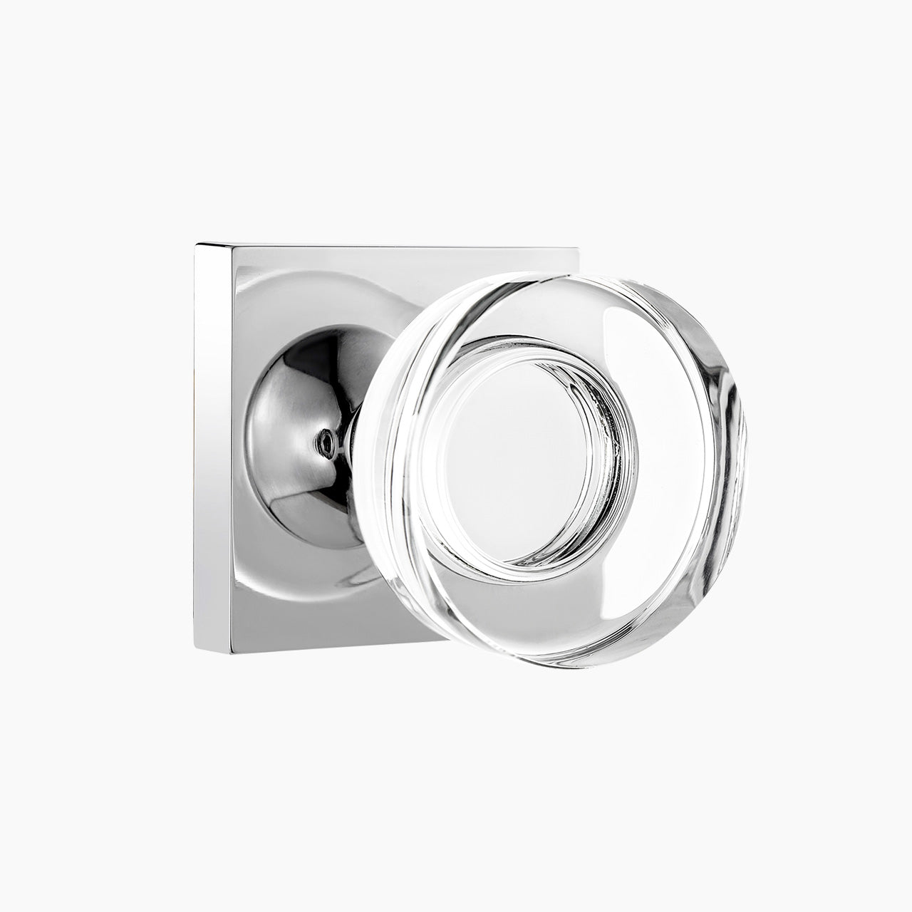glass door knobs interior polished chrome passage SENY