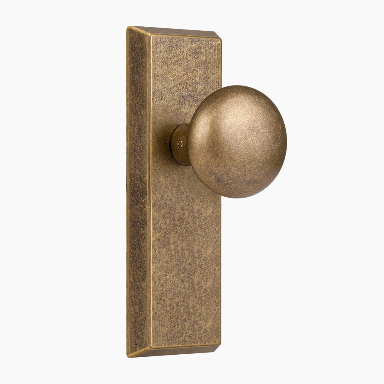 SENY Interior Door Knob with Rectangular Backplate for Modern Interior Doors