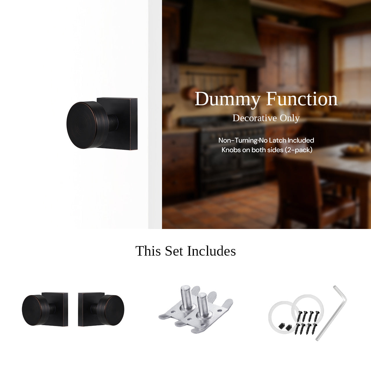 modern interior door knobs dummy function non turning knob minimalist door knobs SENY