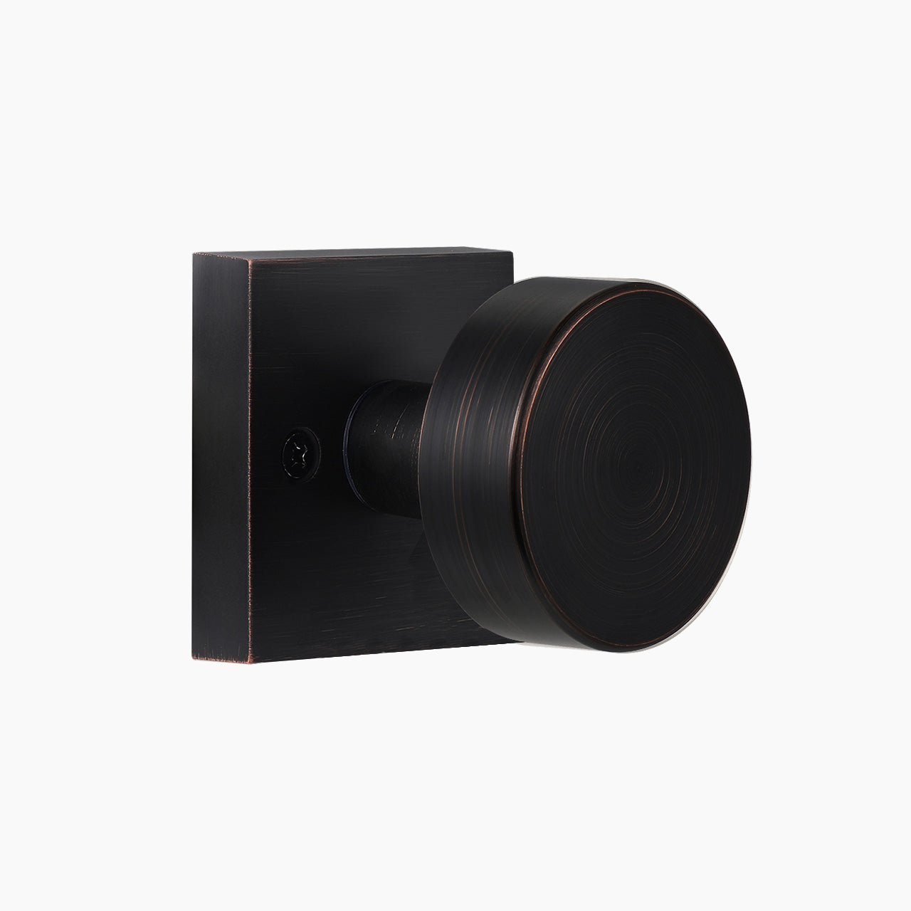 modern interior door knobs oil rubbed bronze dummy function minimalist door knobs SENY