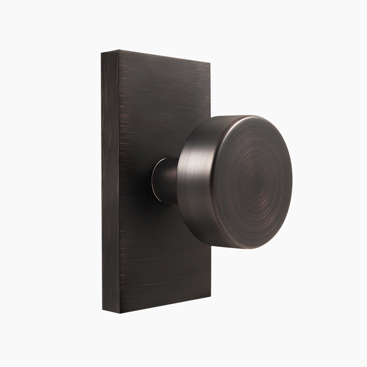 oil rubbed bronze door knob set-dummy